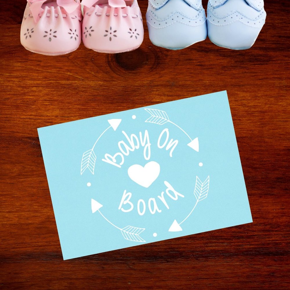 New mommy/daddy window sticker decal